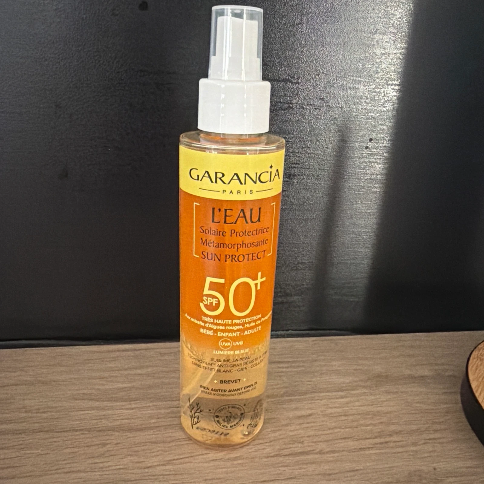 Eau solaire garancia 